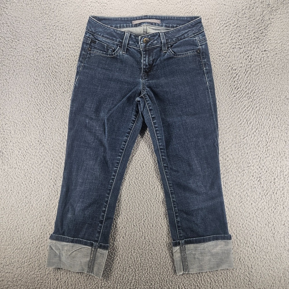 Joes Jeans Honey Kicker Womens 25 Dark Wash Cuffed Cropped Denim Jeans
